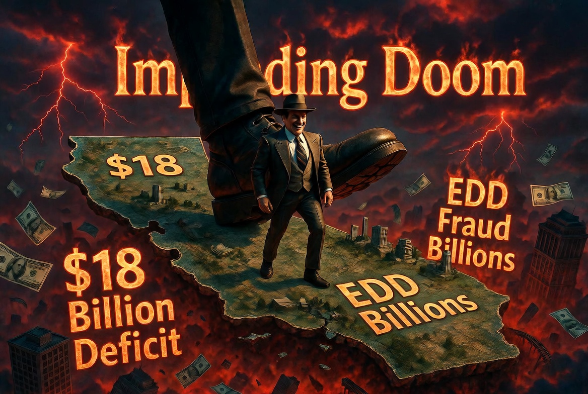 The Impending Doom Descending Upon Gavin Newsom's Corrupt State of California – The Heavy Duty Booty Scammer's Final Reckoning